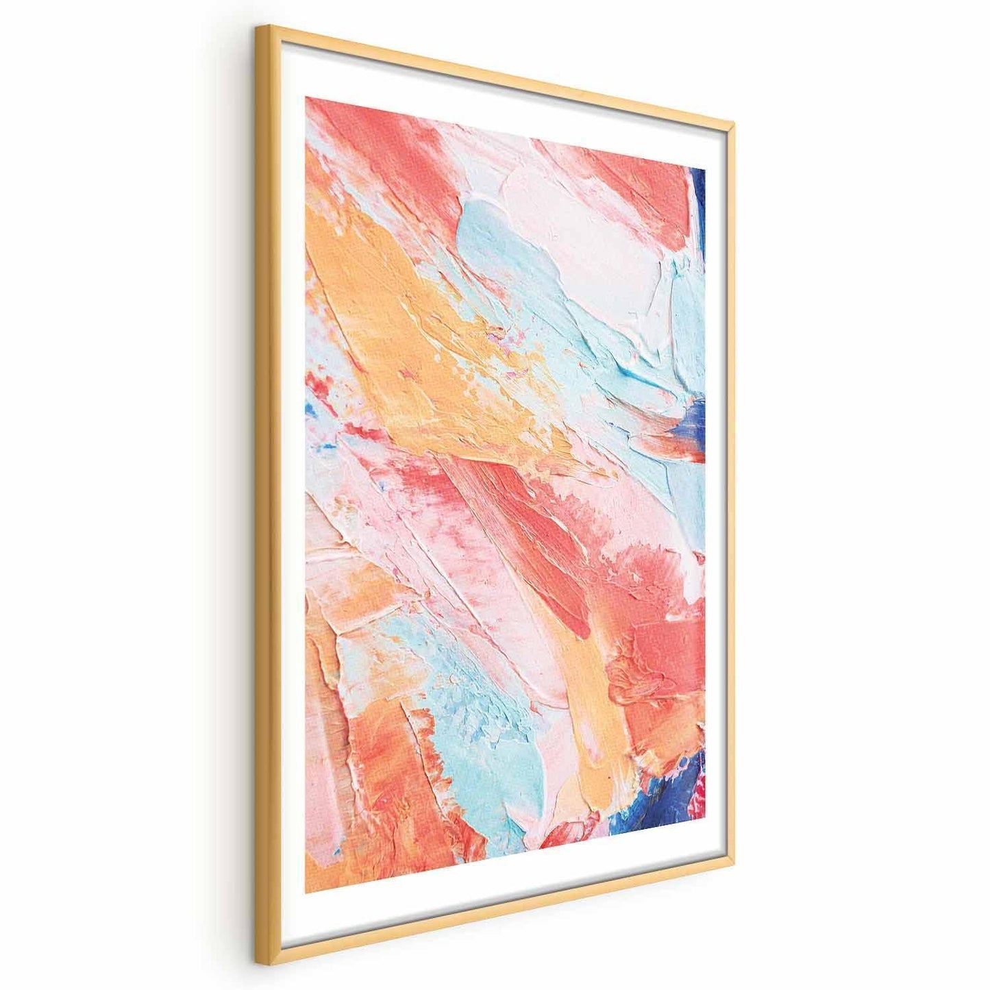 Poster - Colorful Harmony - dynamic color transitions in pastel tones Artgeist
