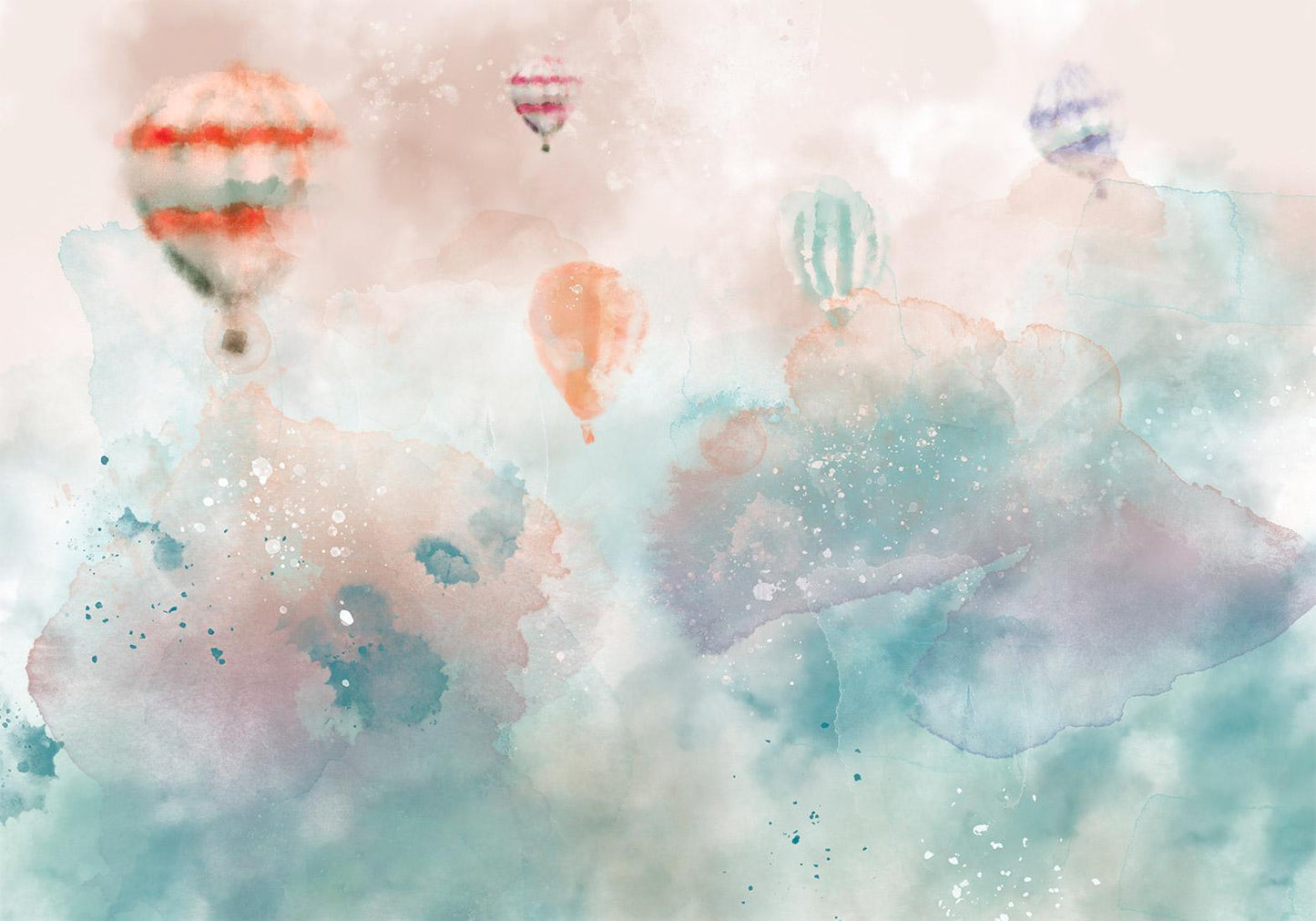 Fototapete „Balloon Dream“ – Traumhafte Heißluftballons für Ihre Wand