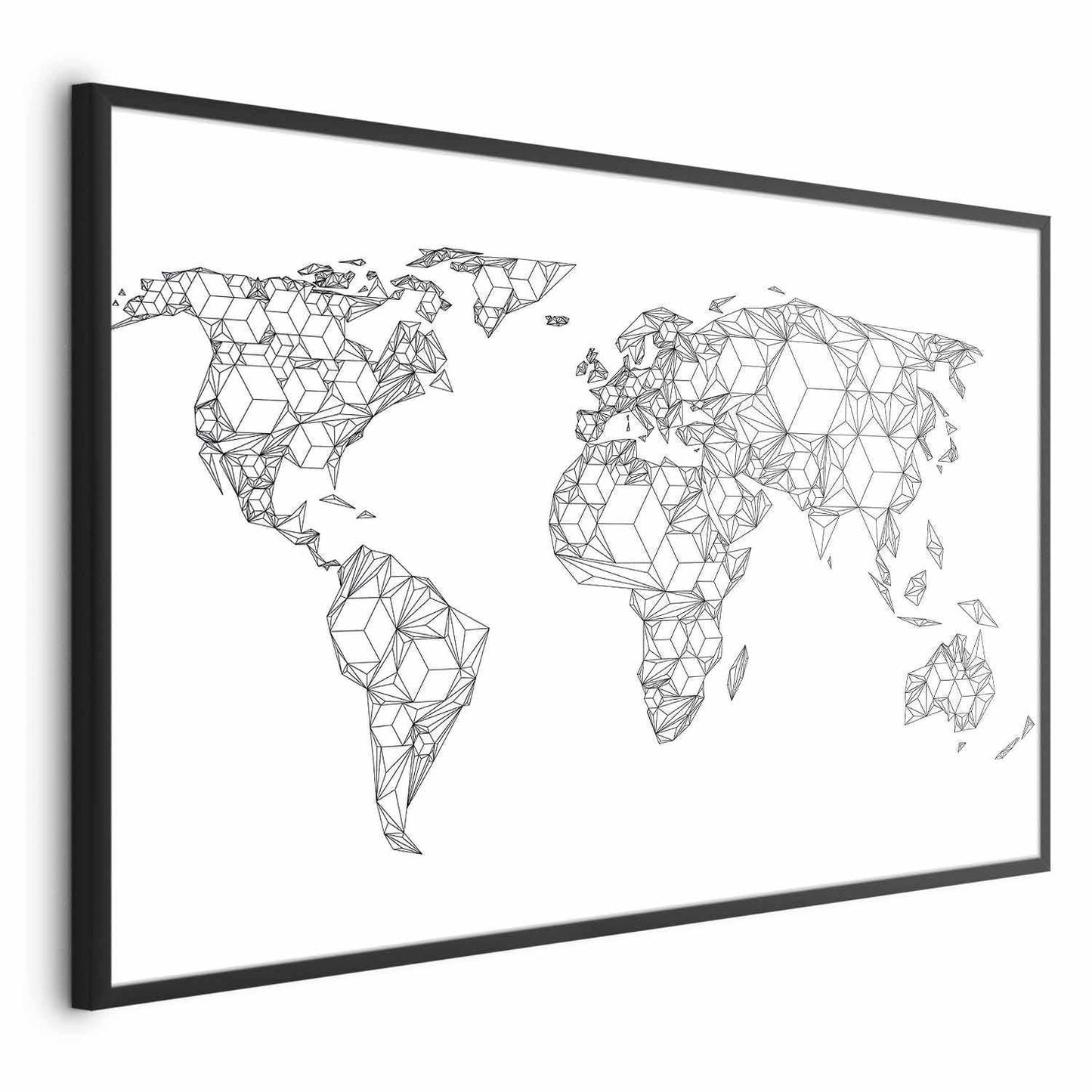 Poster - Geometric Map Artgeist