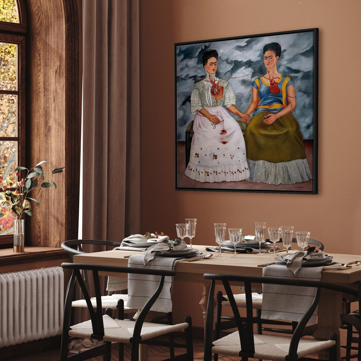 Leinwandbild - Frida Kahlo – The Two Fridas