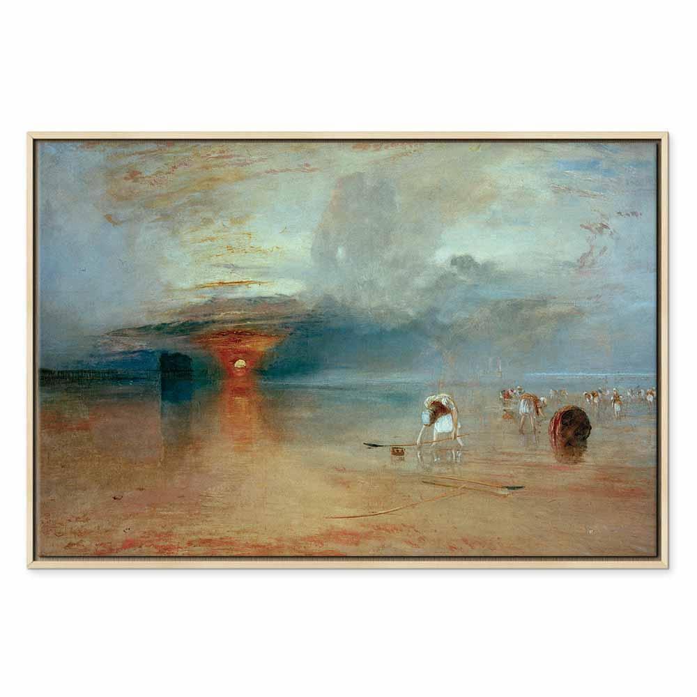 Leinwandbild - William Turner – Calais Sands at Low Water