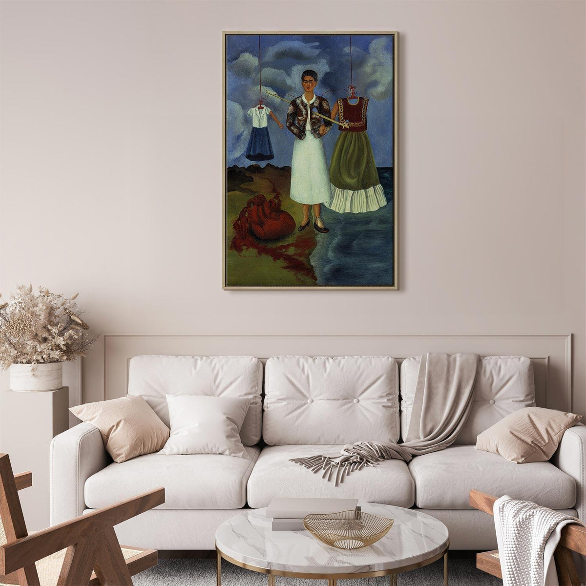 Leinwandbild - Frida Kahlo – Memory (The Heart)