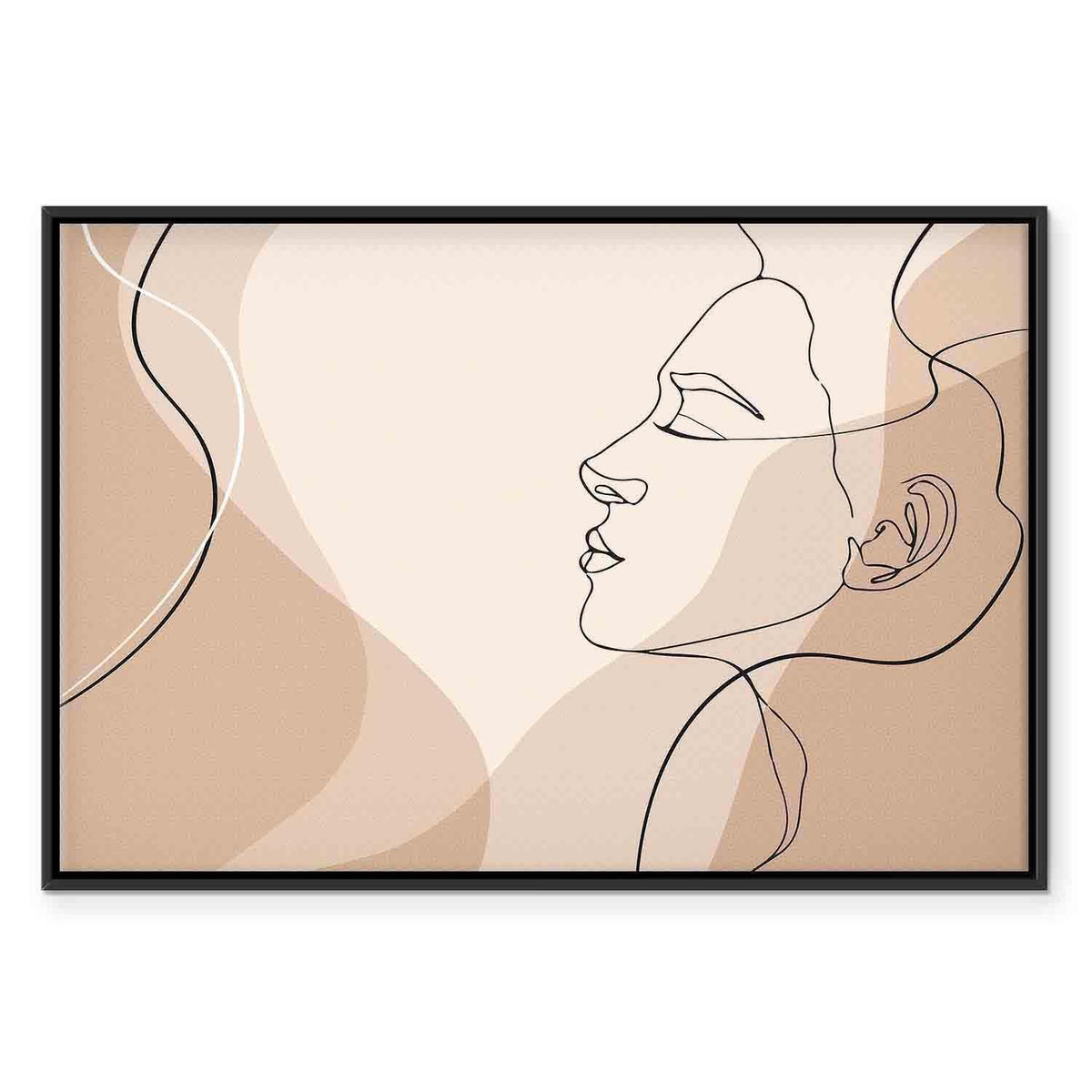 Leinwandbild - Feminine line