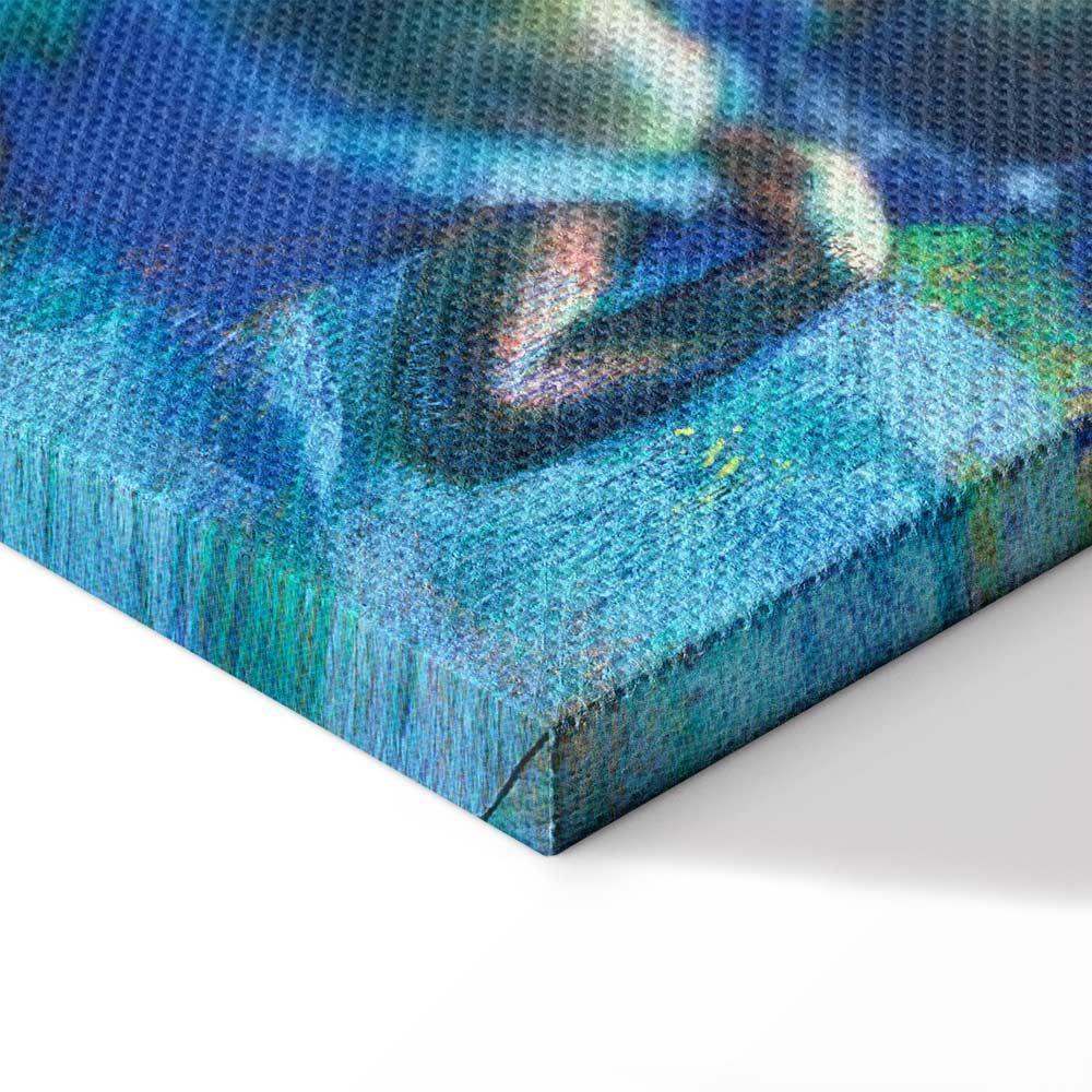 Leinwandbild - Edgar Degas – Blue Dancers II