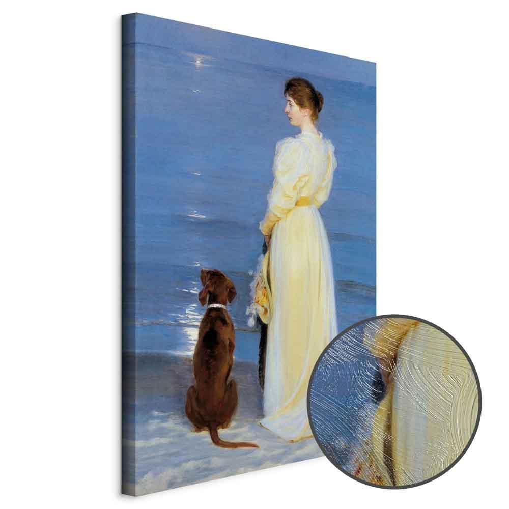 Leinwandbild - Peder Severin Kroyer – Summer Evening in Skagen