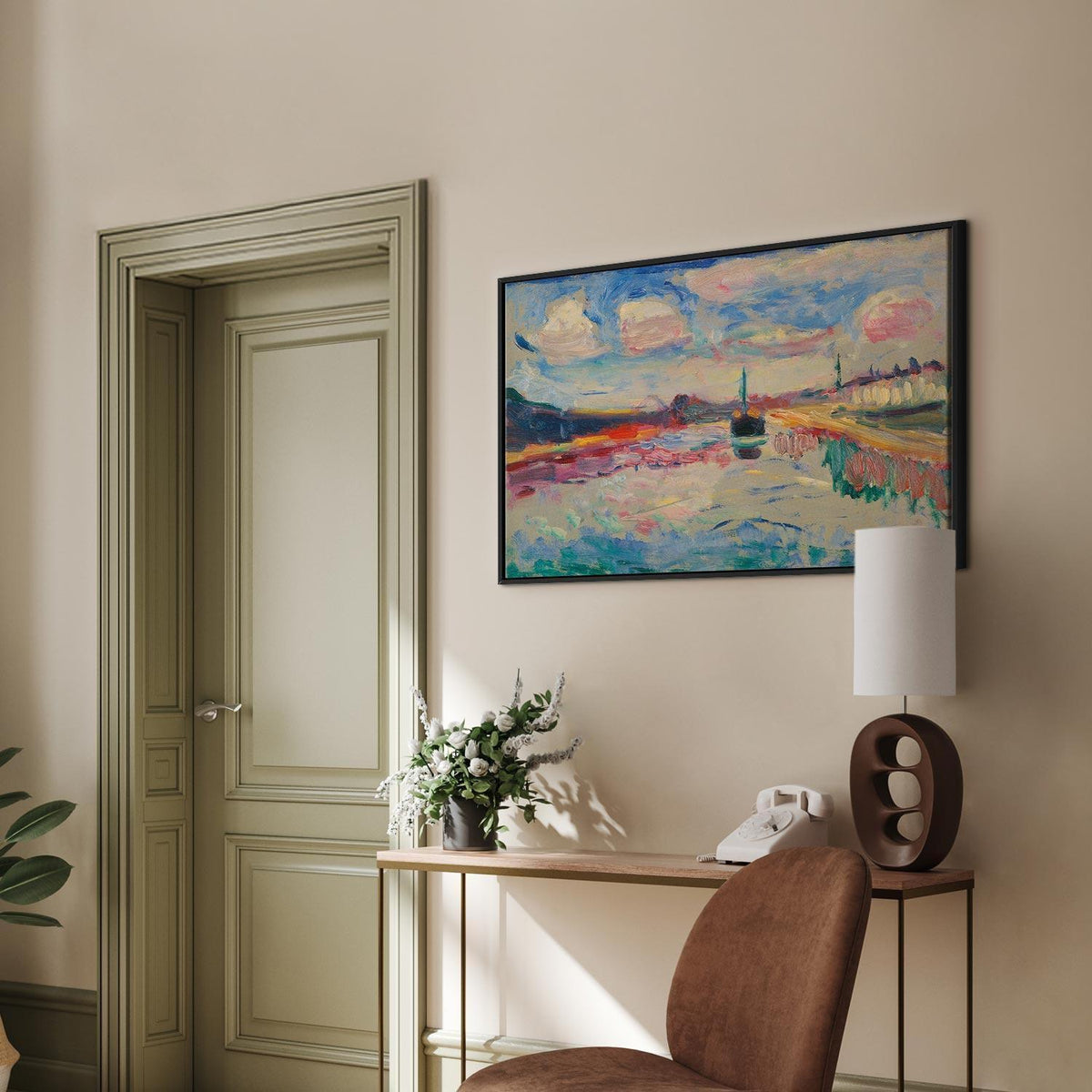 Leinwandbild - Henri Matisse – Canal du Midi