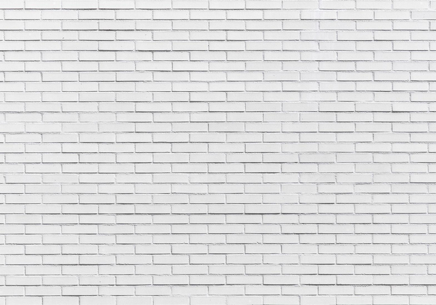 Fototapete - Snow Brick - Pattern Imitating a Brick Wall in White Artgeist