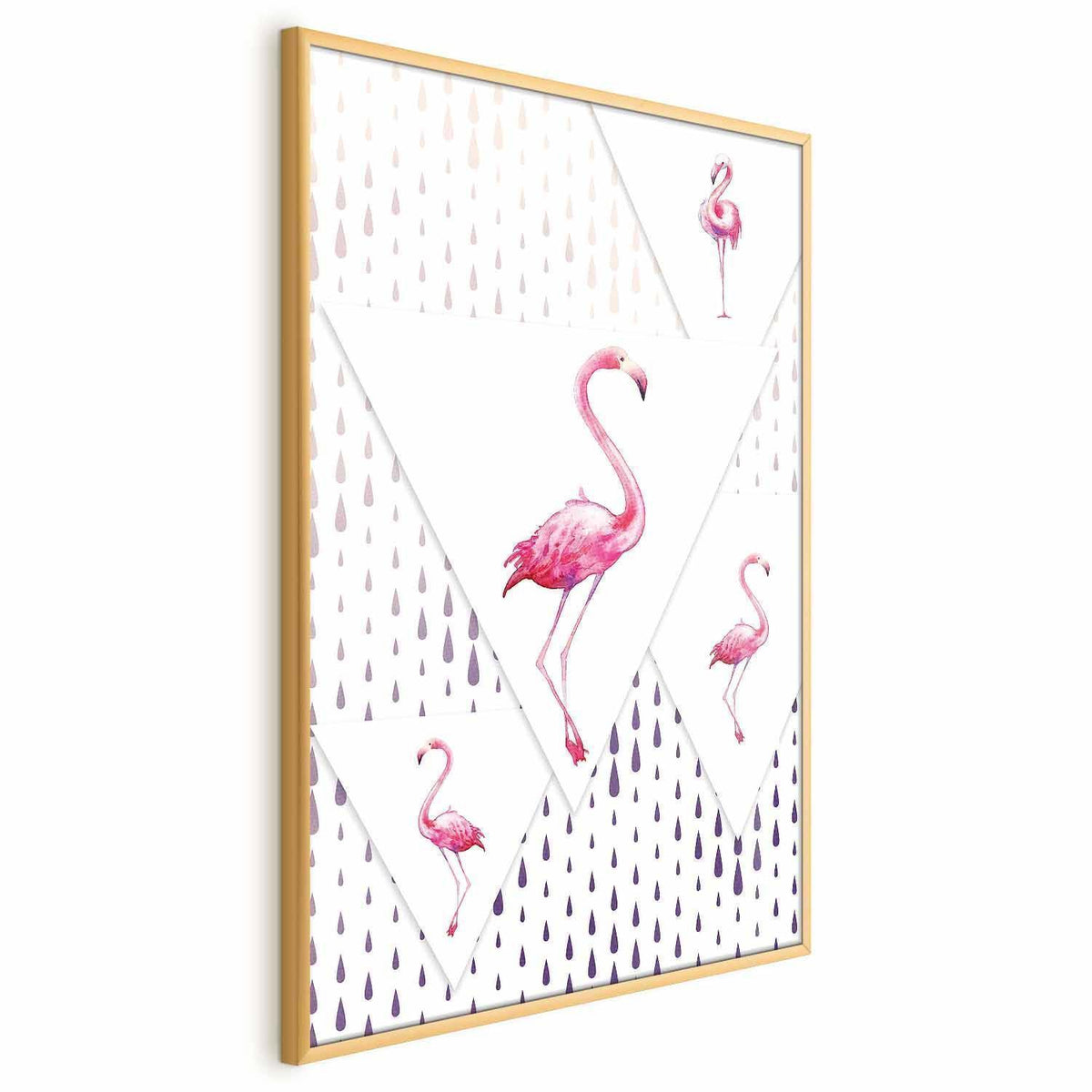 Poster - Flamingo Family