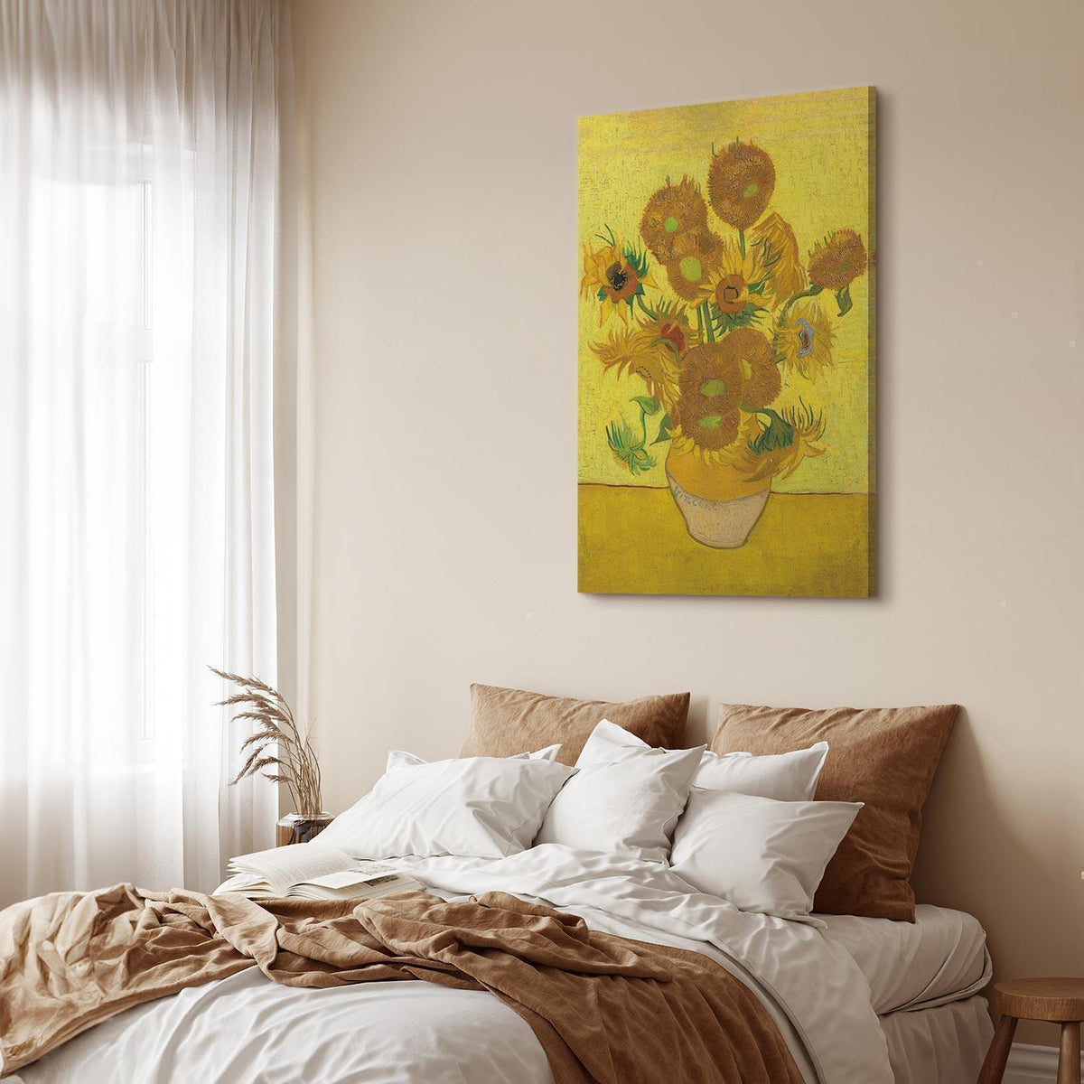 Leinwandbild - Vincent van Gogh – Still Life: Vase With Fifteen Sunflowers
