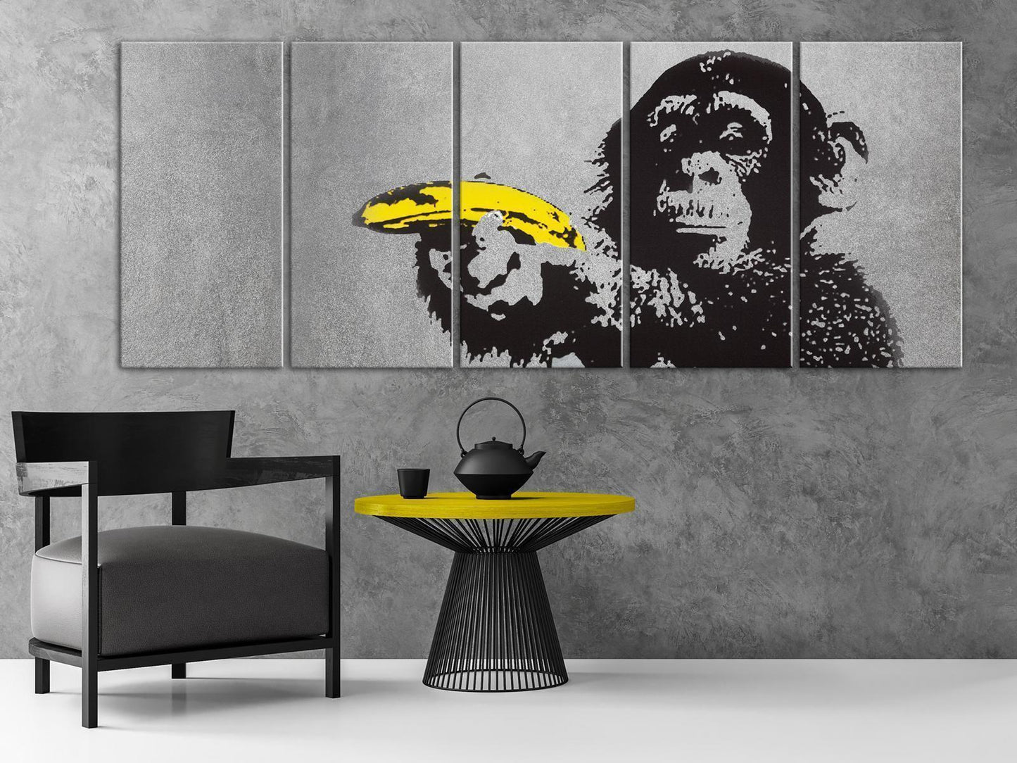 Leinwandbild - Monkey and Banana Artgeist