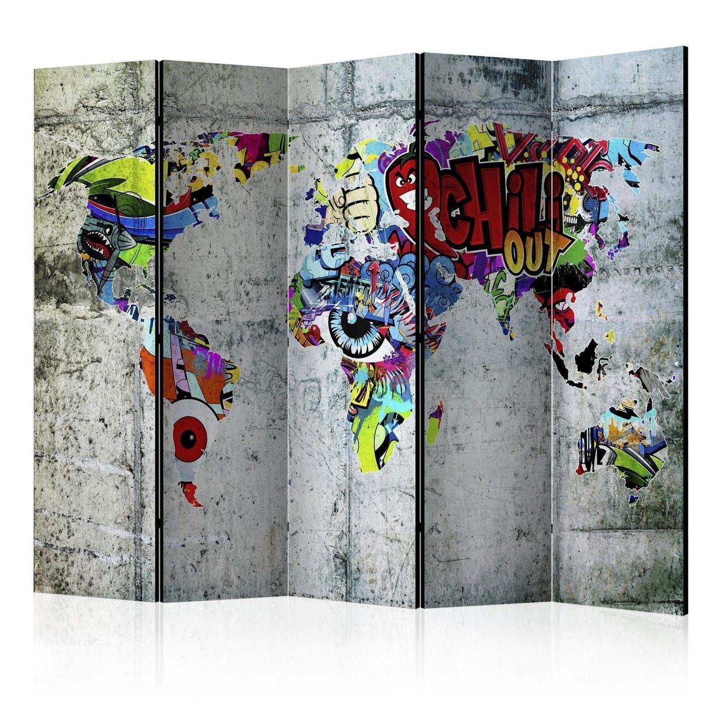 Paravent - Graffiti World Artgeist