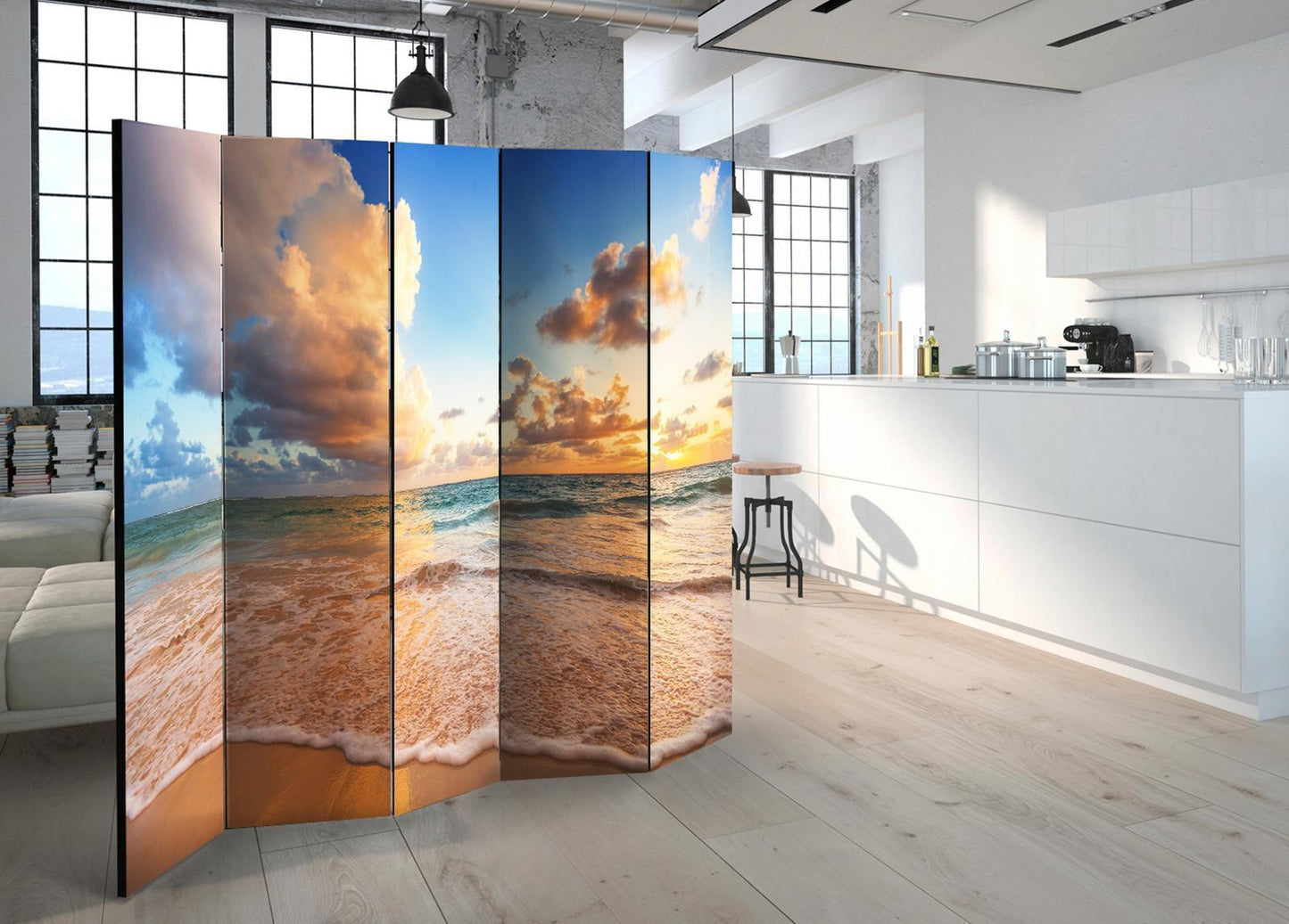 Paravent - Morning by the Sea II Artgeist
