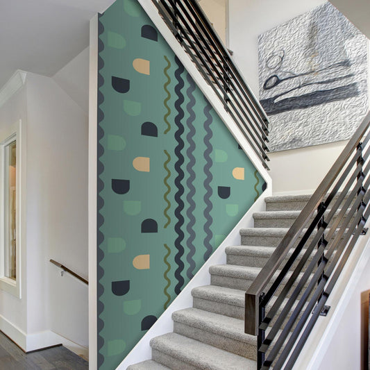 Tapete - Mint Wave Artgeist