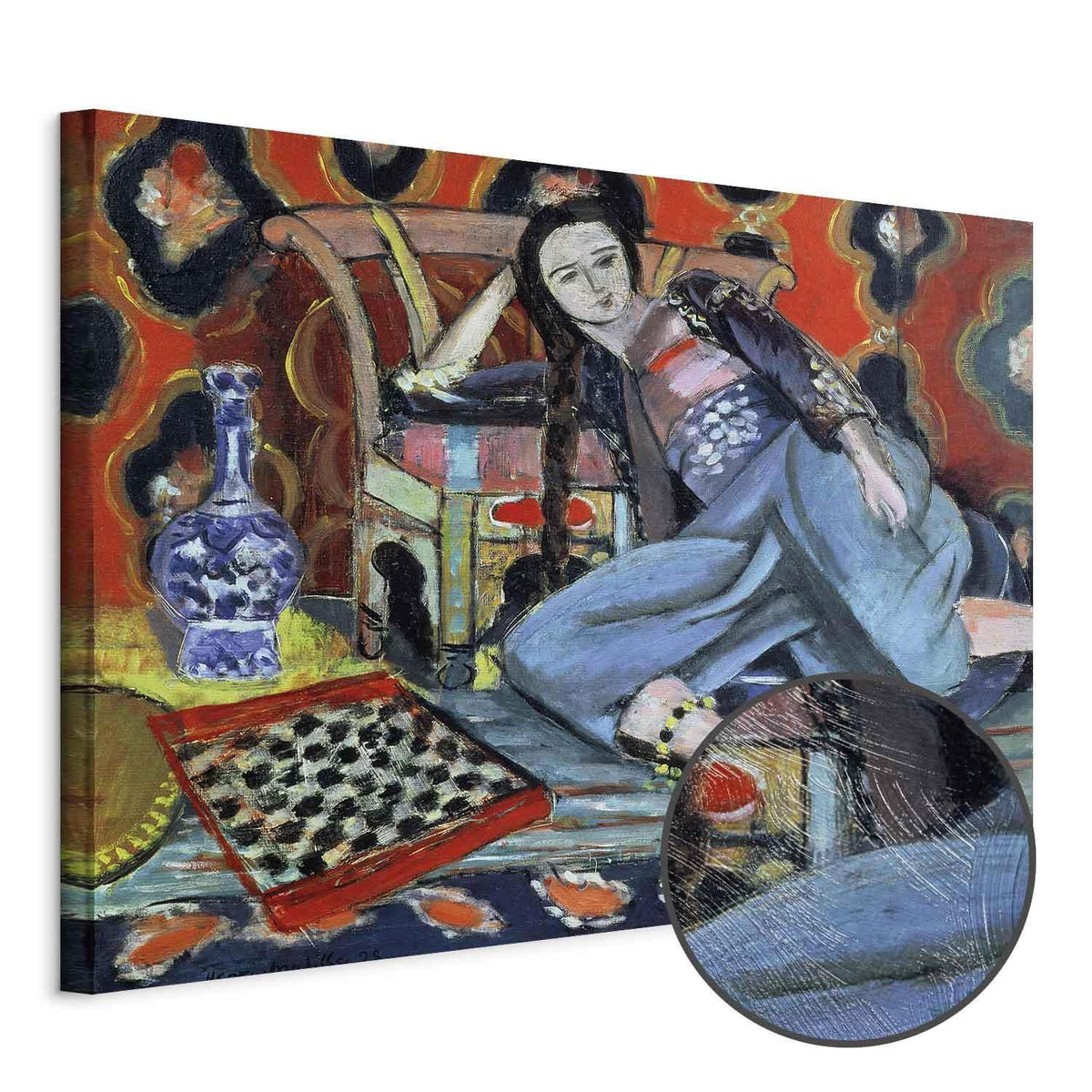 Leinwandbild - Henri Matisse – Odalisque with Turkish Chair