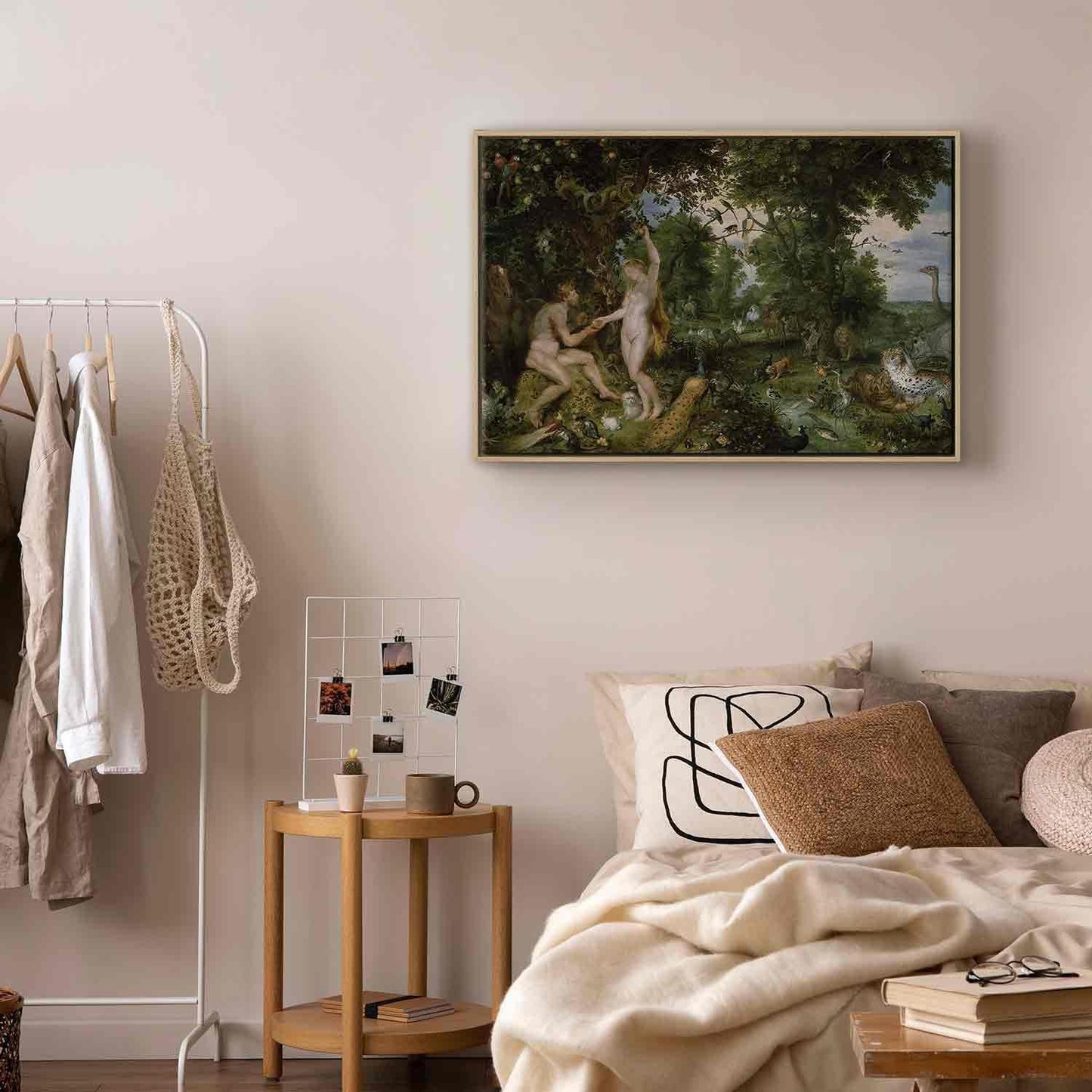 Leinwandbild - The Garden of Eden with the Fall of Man (Peter Paul Rubens) Artgeist