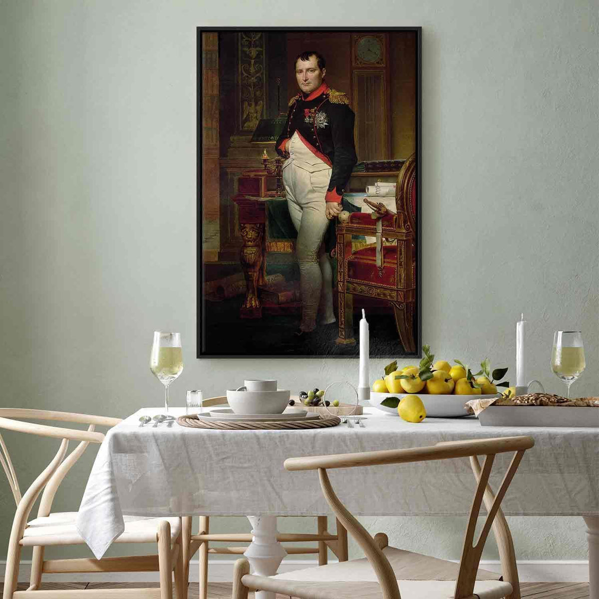 Leinwandbild - Jacques-Louis David – Napoleon Bonaparte