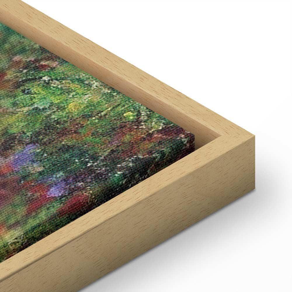 Leinwandbild - Claude Monet – A Pathway in Monet's Garden
