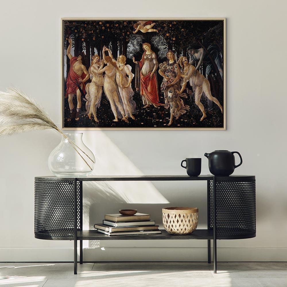 Leinwandbild - Sandro Botticelli – Primavera