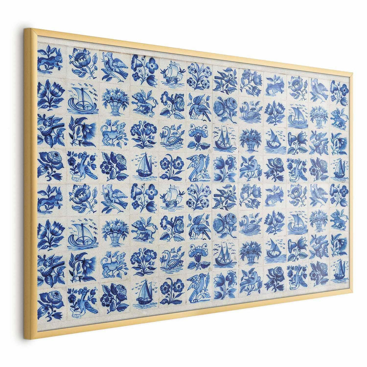Poster - Azulejos Tiles - traditional Portuguese ceramic tiles
