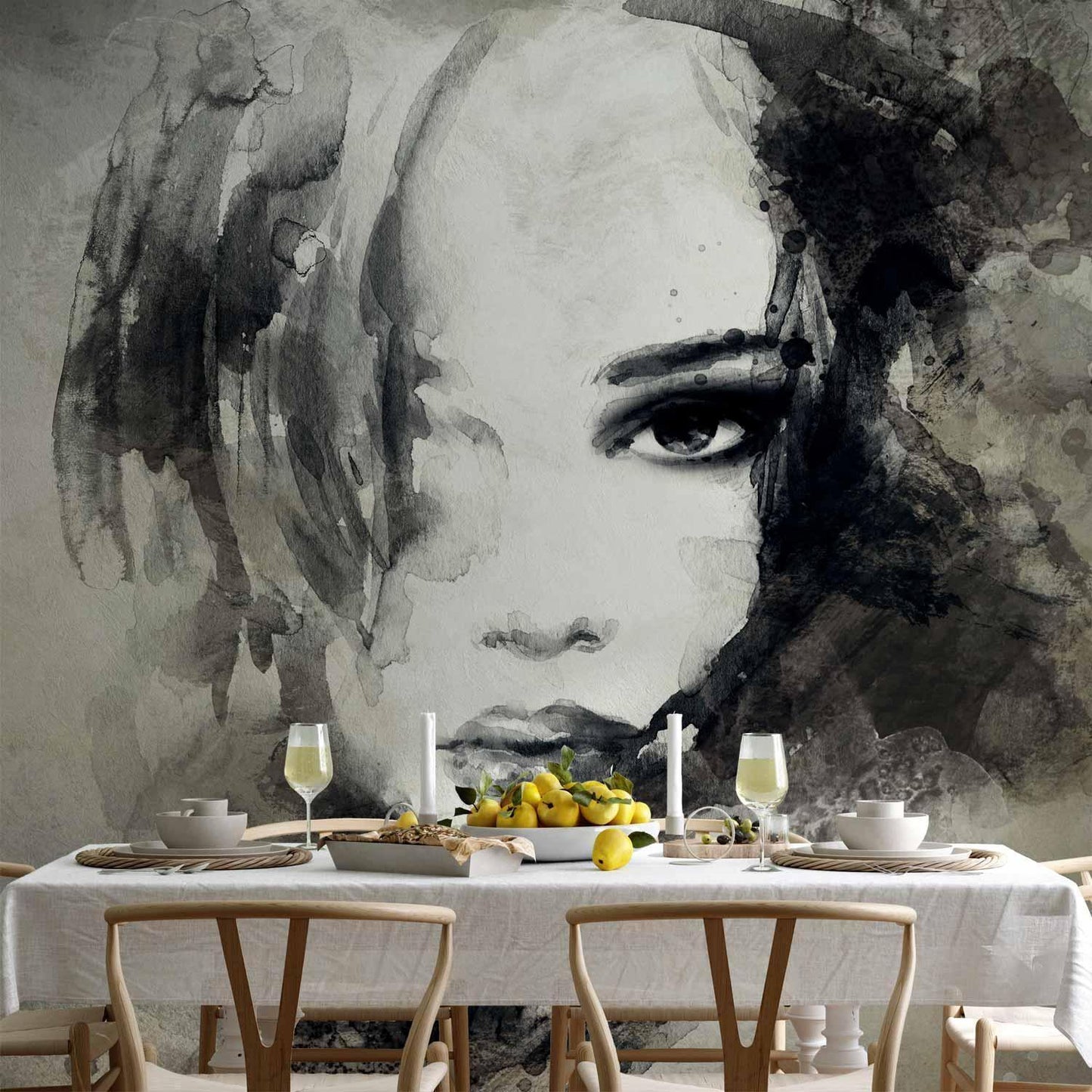 Fototapete - Mysterious Girl Artgeist