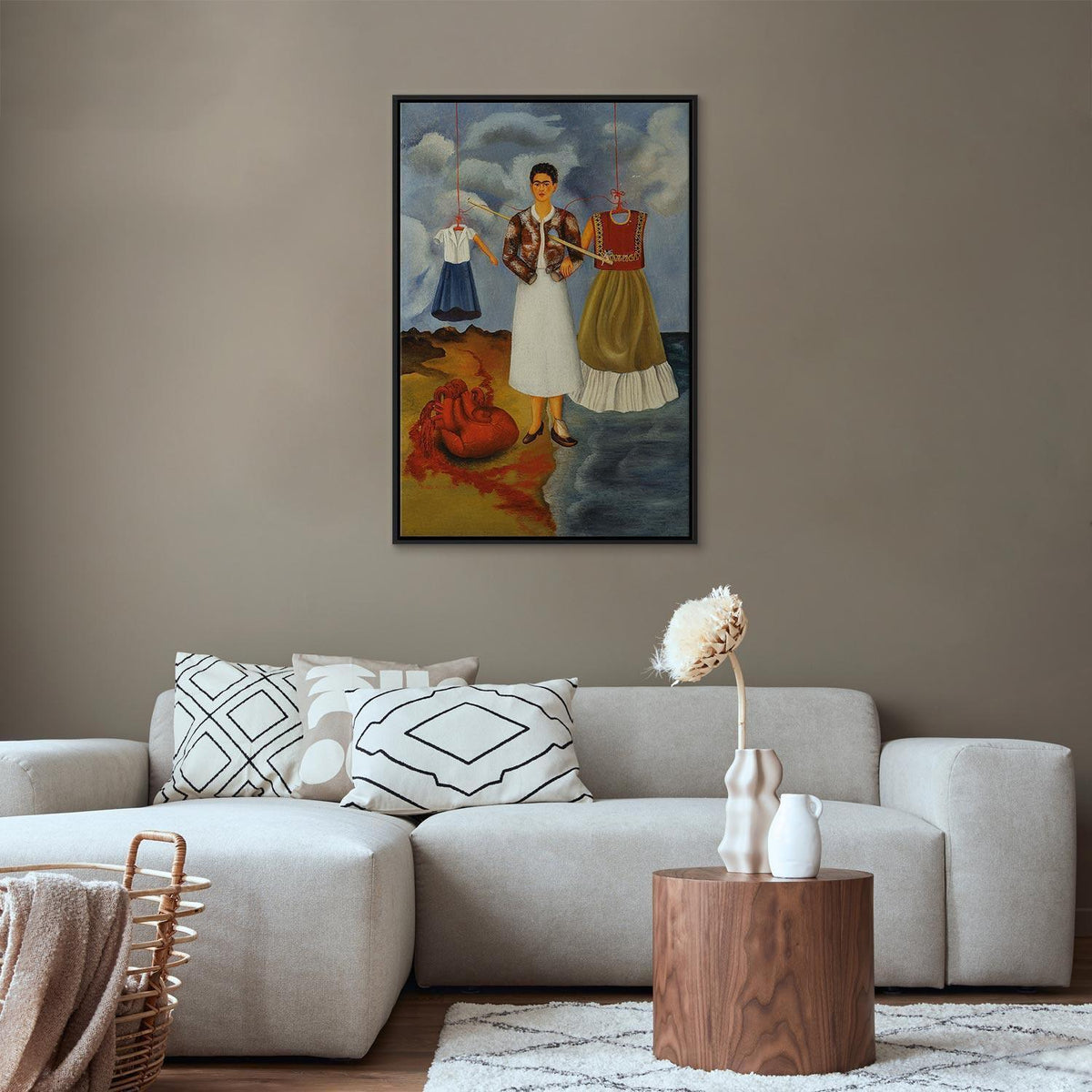 Leinwandbild - Frida Kahlo – Memory (The Heart)