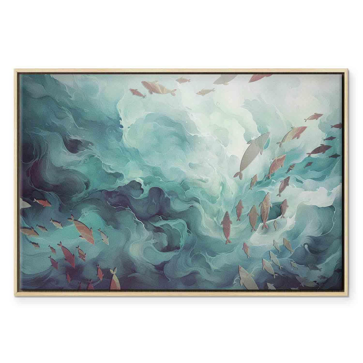 Leinwandbild - Fish in the ocean
