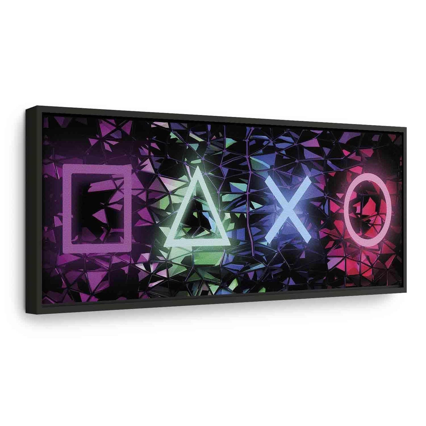 Canvas Art - Fun Symbols Narrow, decorative wall art.