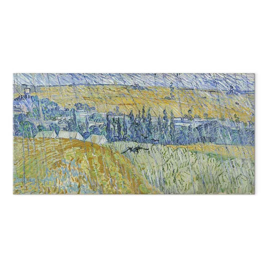 Leinwandbild - Vincent Van Gogh – Auvers in the Rain