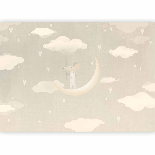 Fototapete - Mouse on the Moon