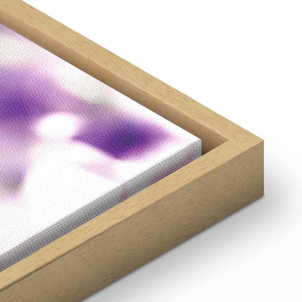 Leinwandbild - Violet Ringtones (1 Part) Vertical