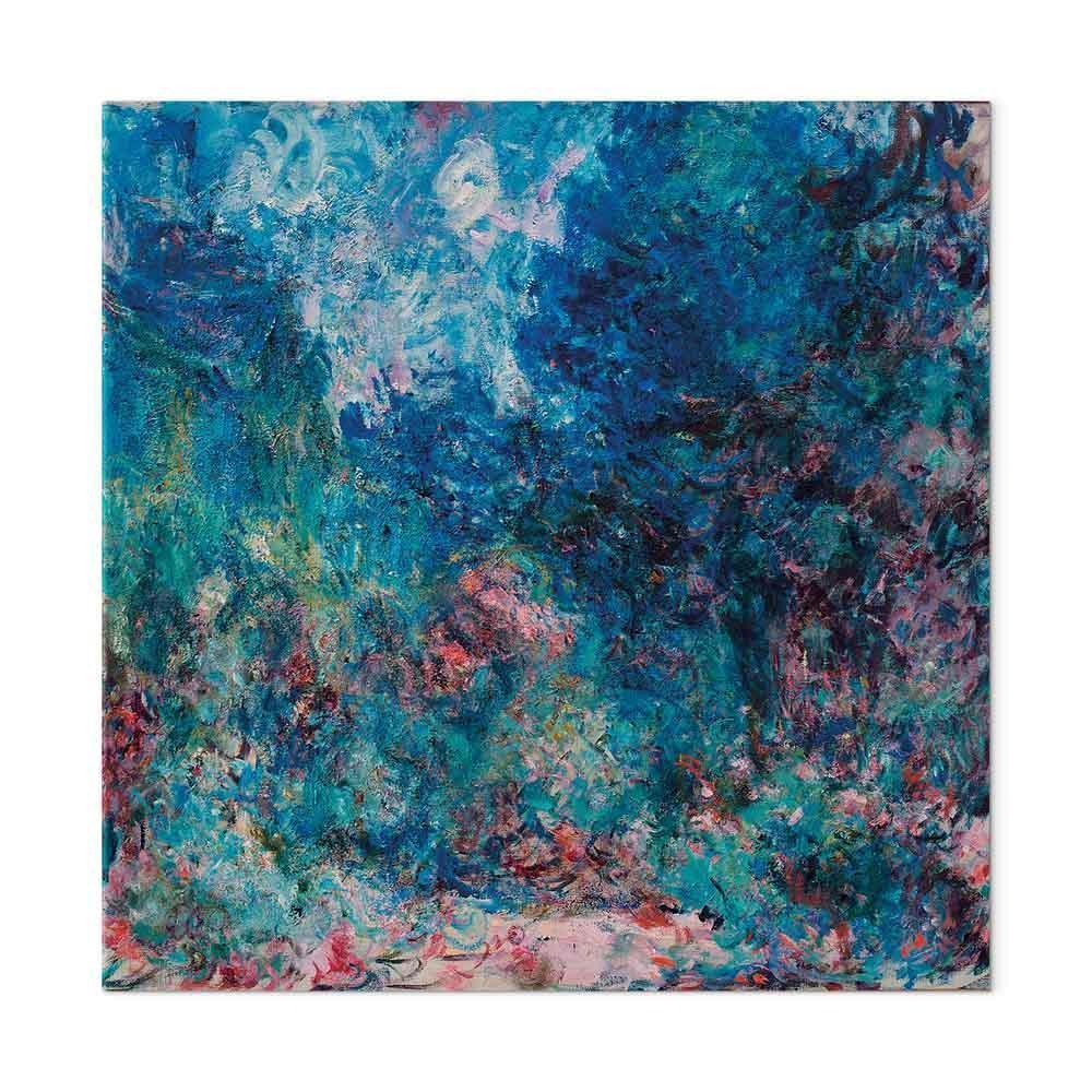 Leinwandbild - Claude Monet – La maison de l'artiste vue du jardin aux roses