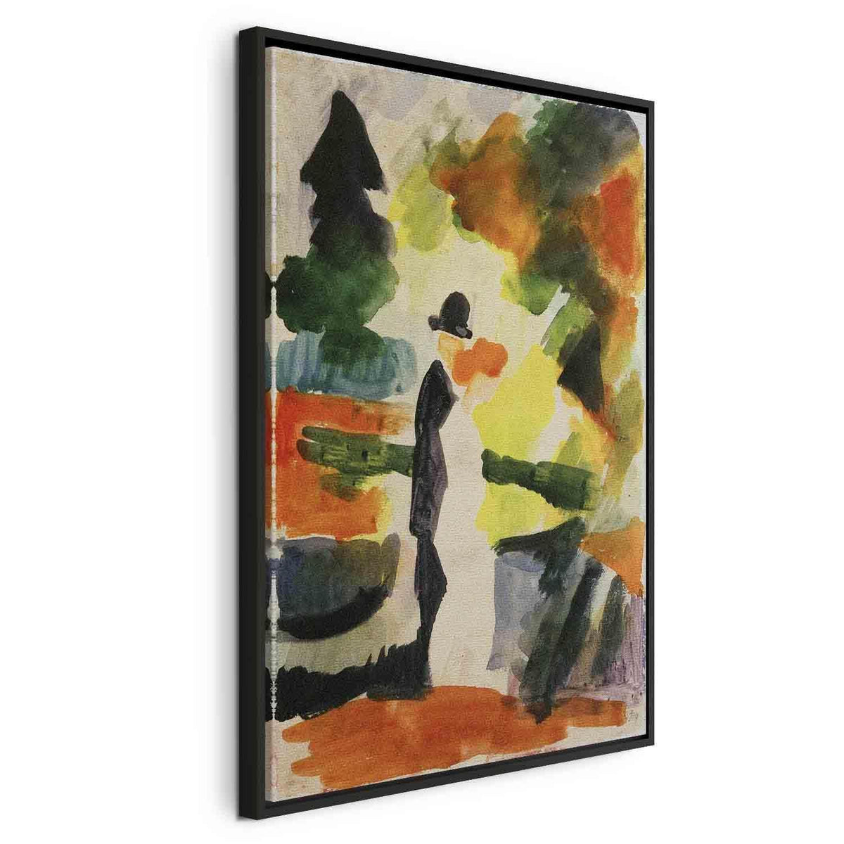 Leinwandbild - August Macke – Paar im Park