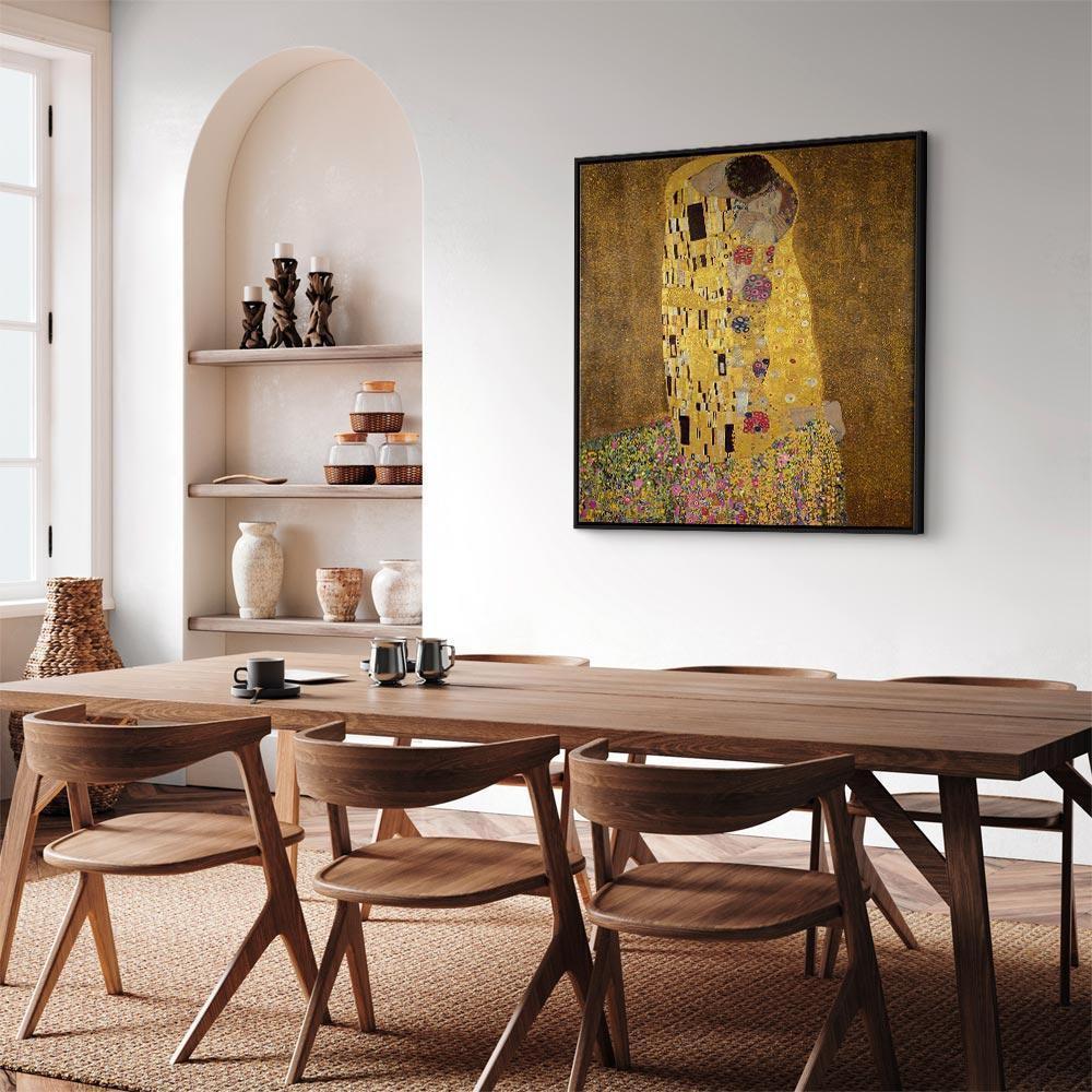 Leinwandbild - Gustav Klimt – Kiss