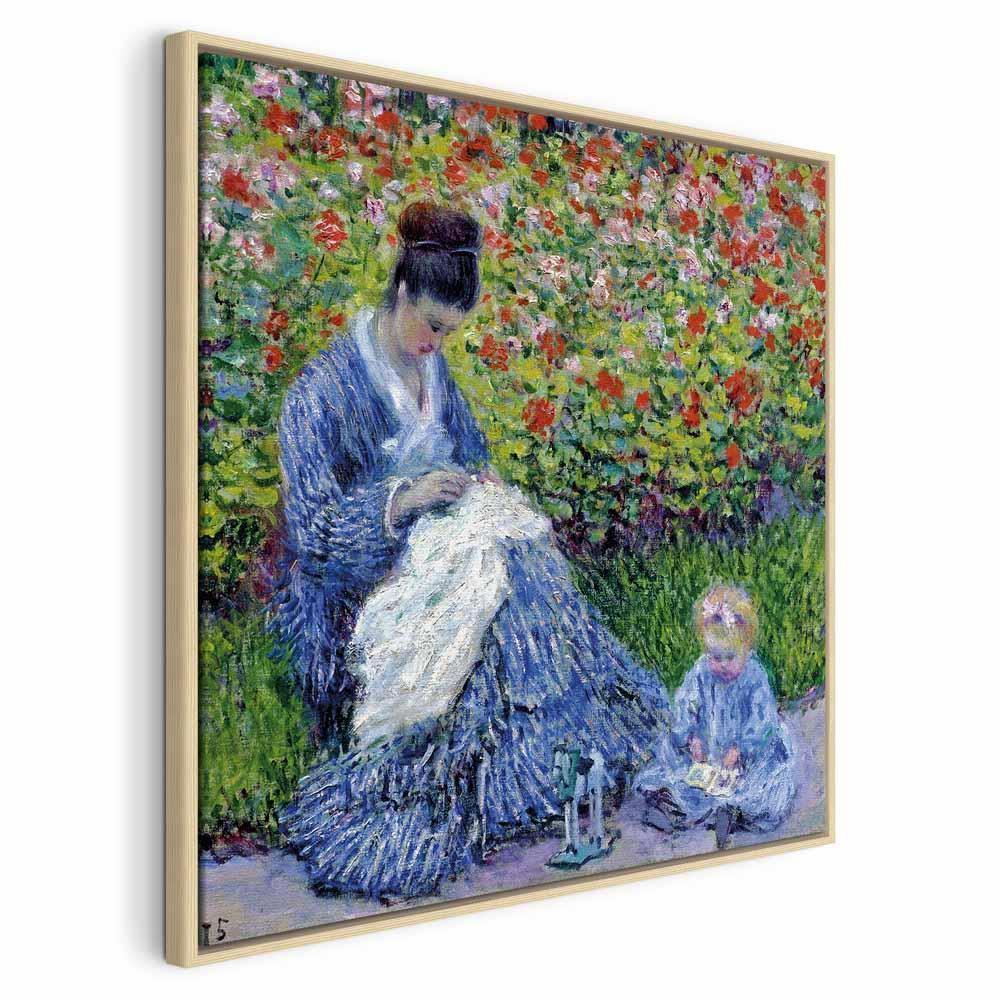 Leinwandbild - Claude Monet – Madame Monet and Her Son