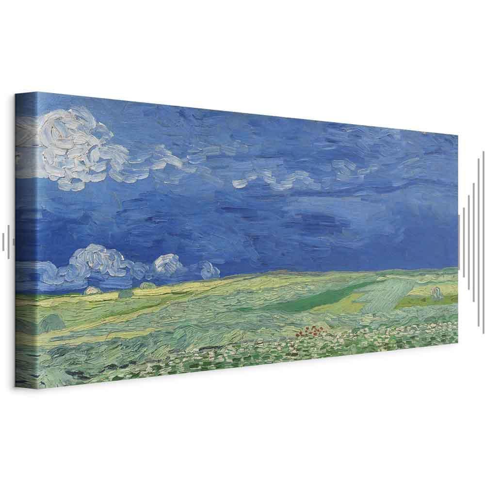 Leinwandbild - Vincent van Gogh – Wheatfield under Thunderclouds
