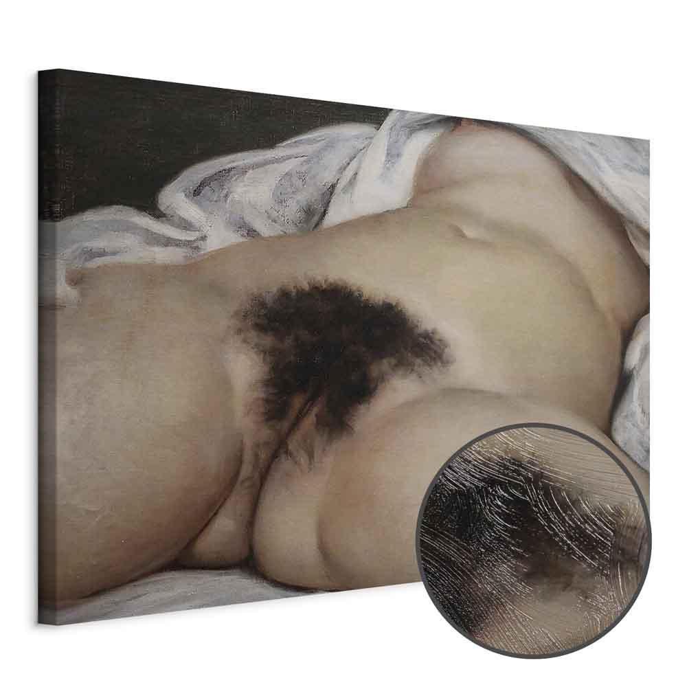 Leinwandbild - Gustave Courbet – The Origin of the World