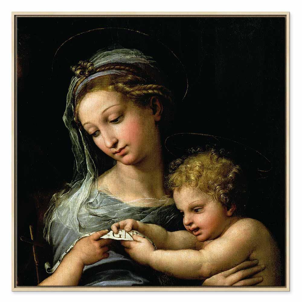 Leinwandbild - Rafael Santi – The Virgin of the Rose