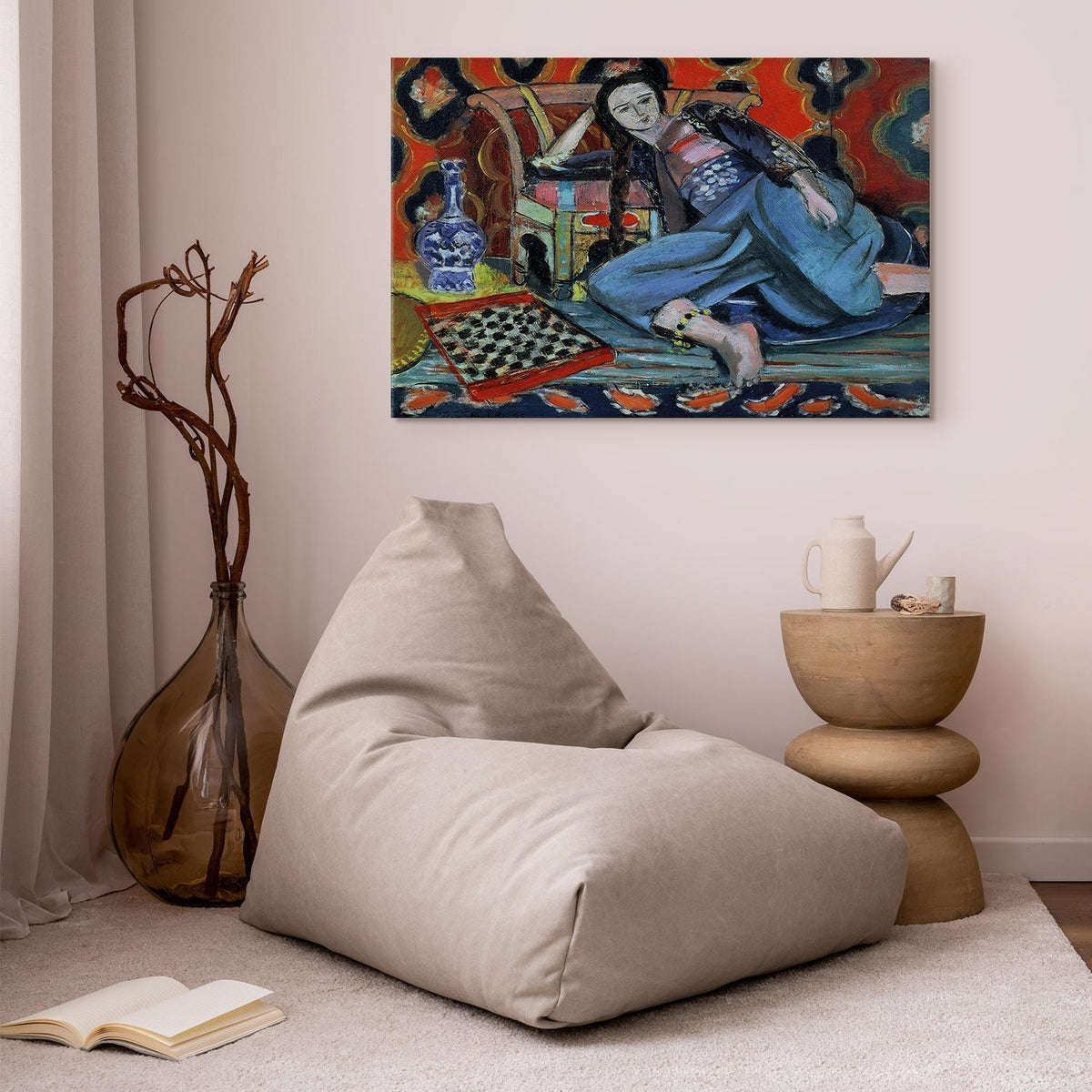 Leinwandbild - Henri Matisse – Odalisque with Turkish Chair