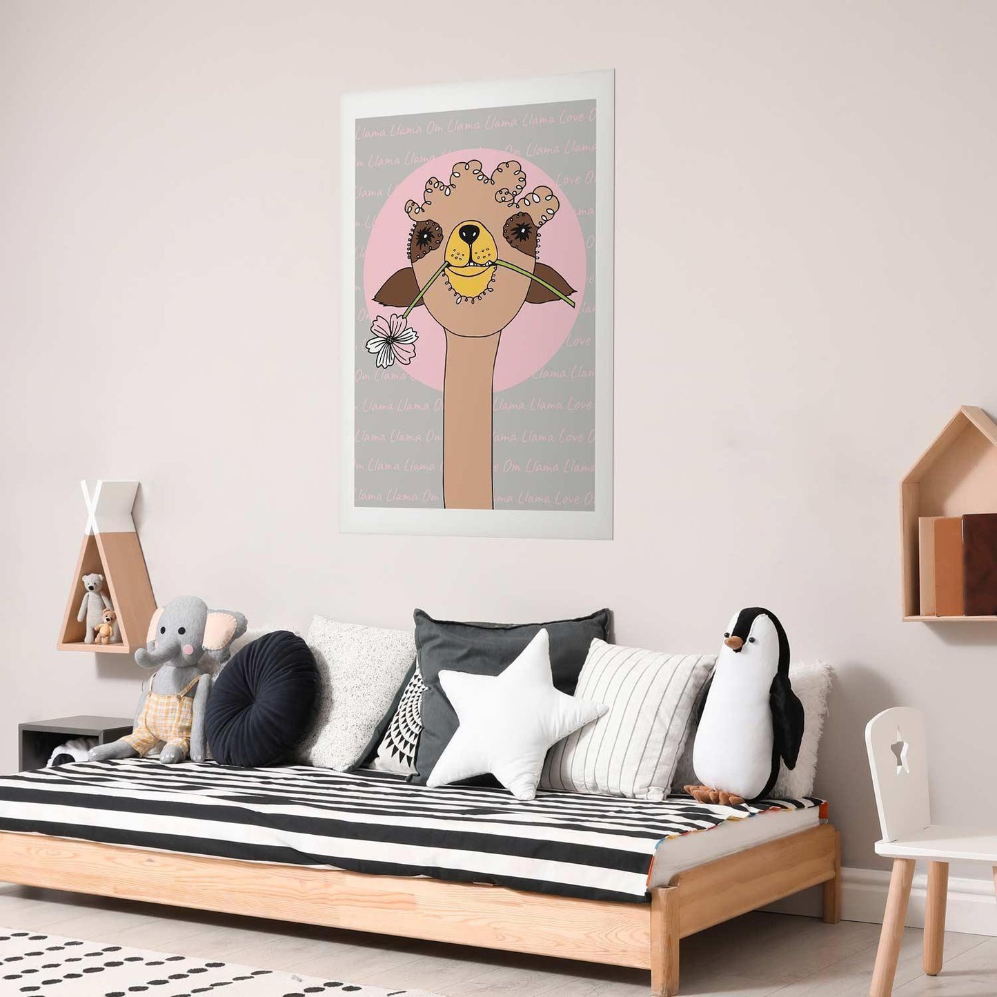 Poster - Cheerful Llama Artgeist