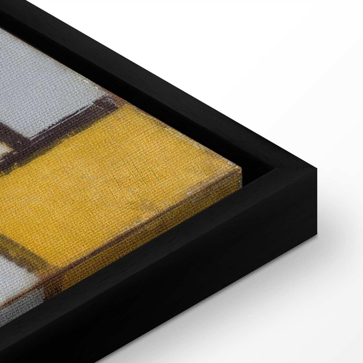Leinwandbild - Piet Mondrian – Composition with grid 5