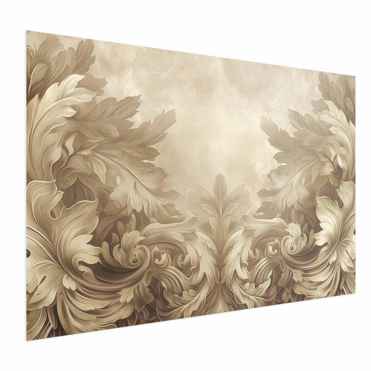 Poster - Carved Ornaments in Sepia Shades Artgeist