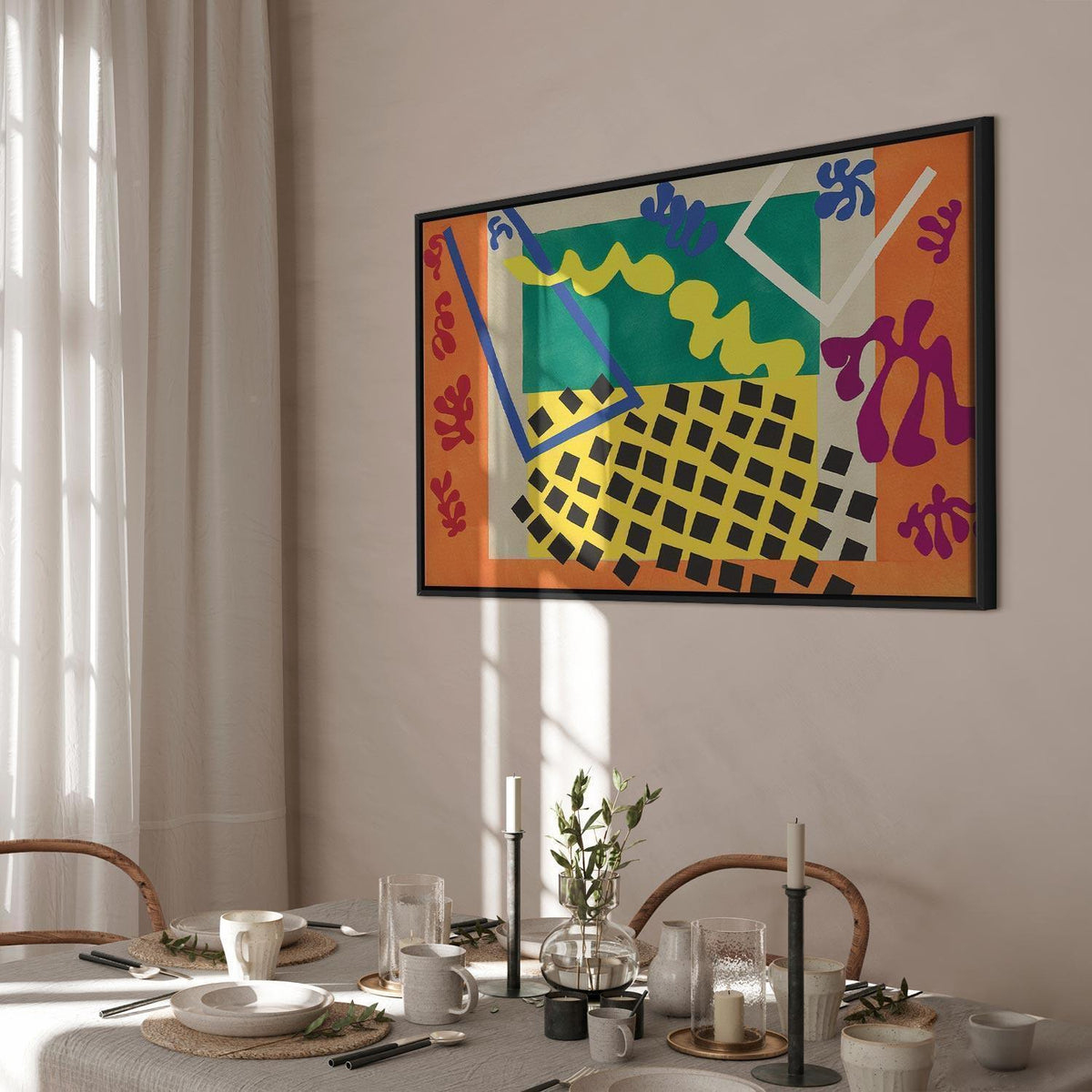 Leinwandbild - Henri Matisse – The Codomas (from Jazz)
