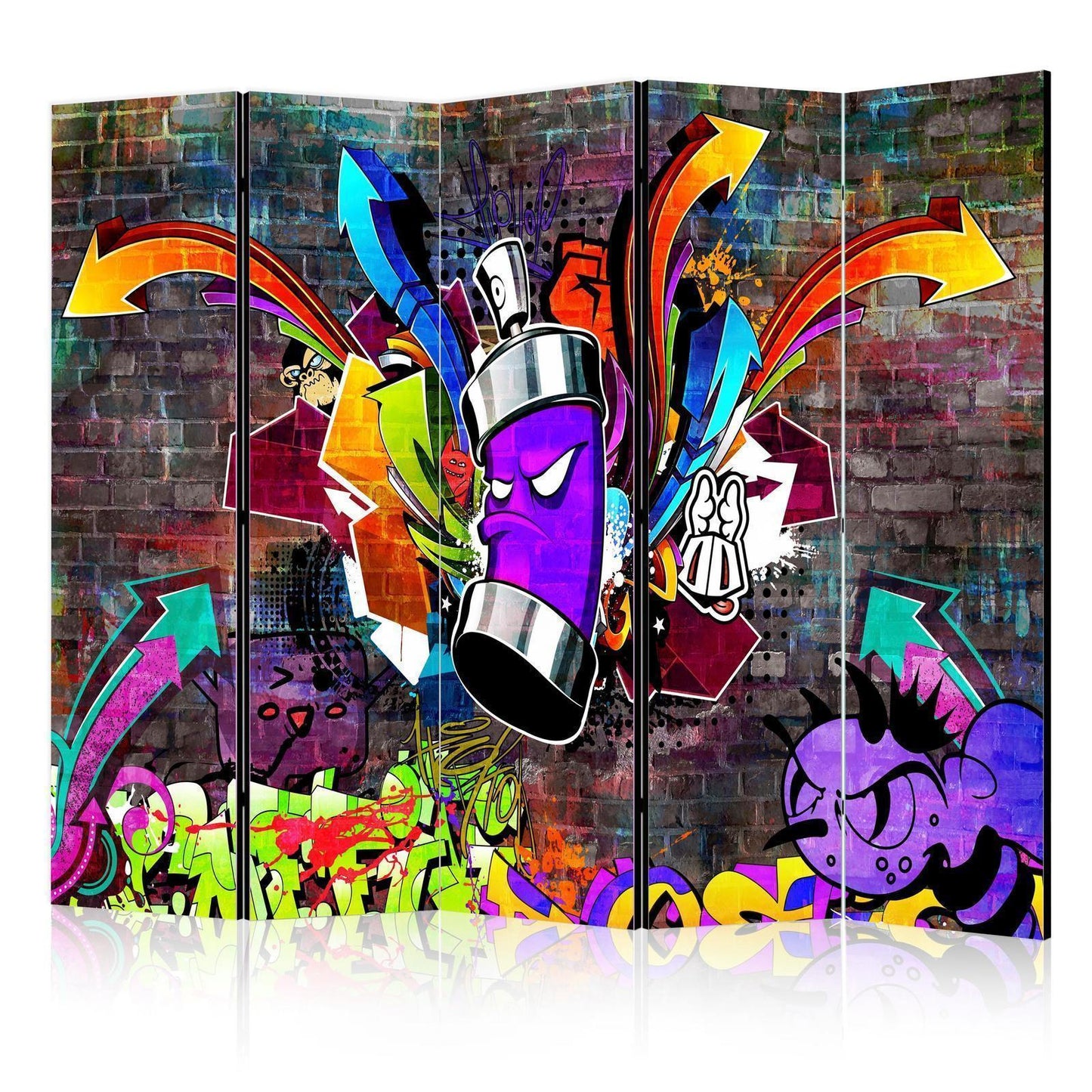 Paravent - Graffiti: Colourful attack II Artgeist