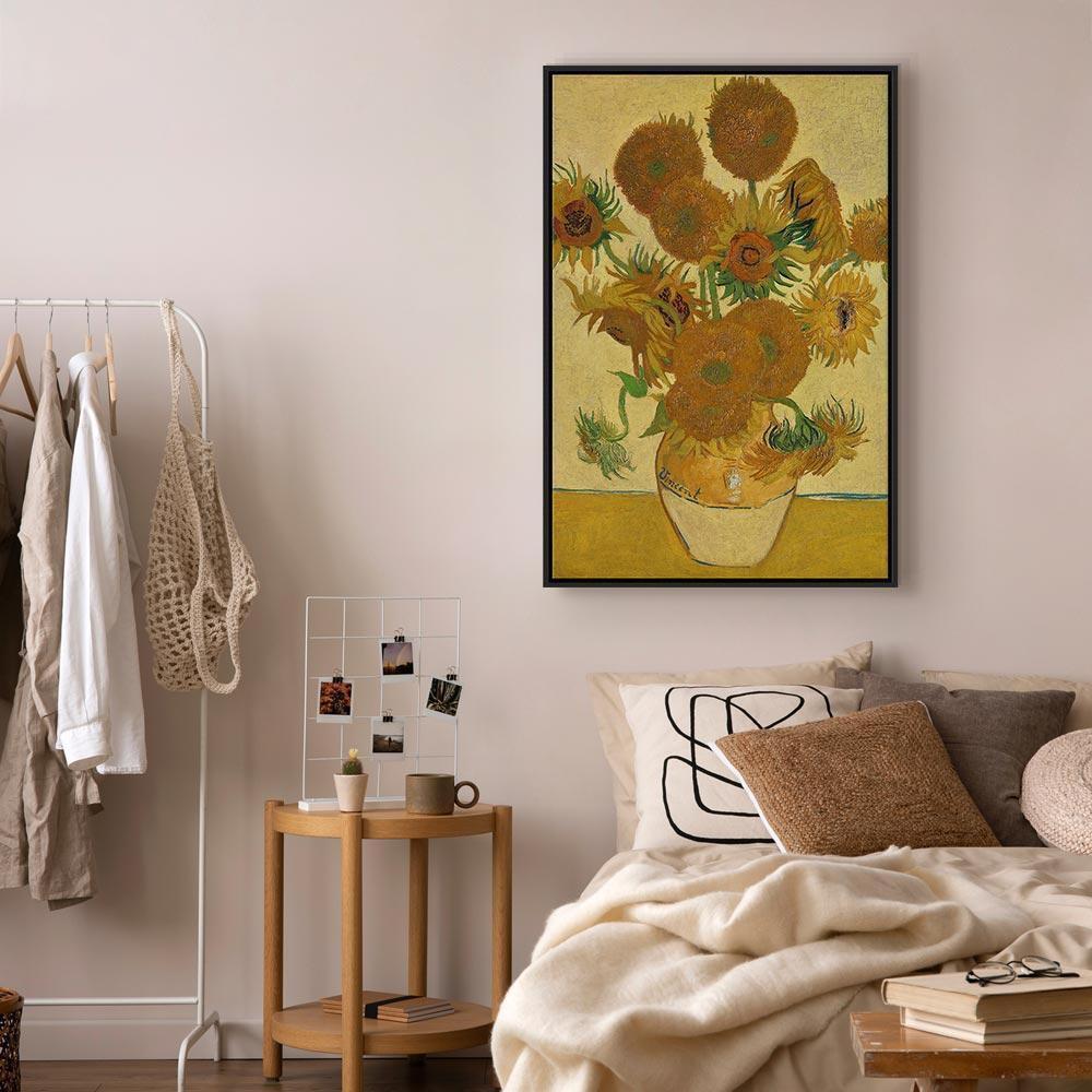Leinwandbild - Vincent van Gogh – Sunflowers