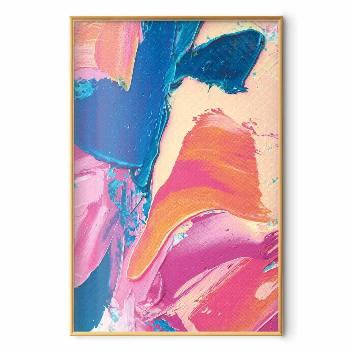 Poster - Colorful Expression - strong contrasts in an energetic composition