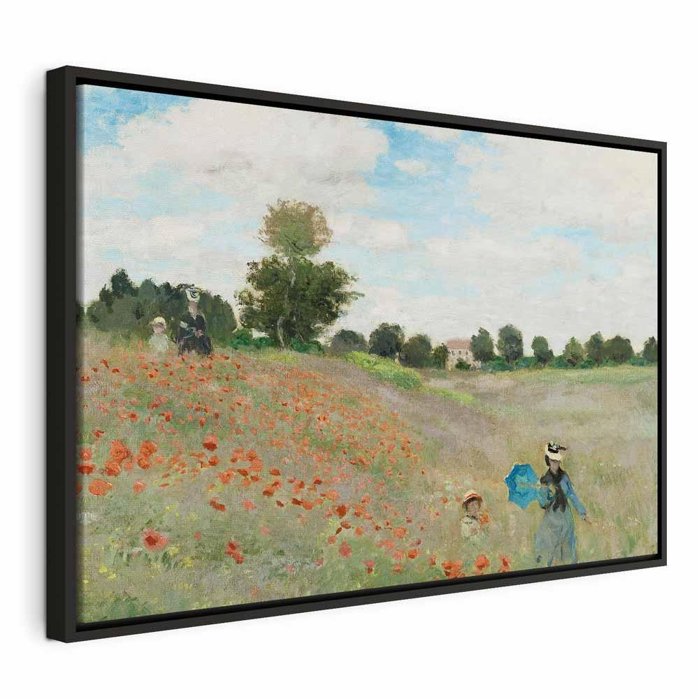 Leinwandbild - Claude Monet – Poppy Field near Argenteuil