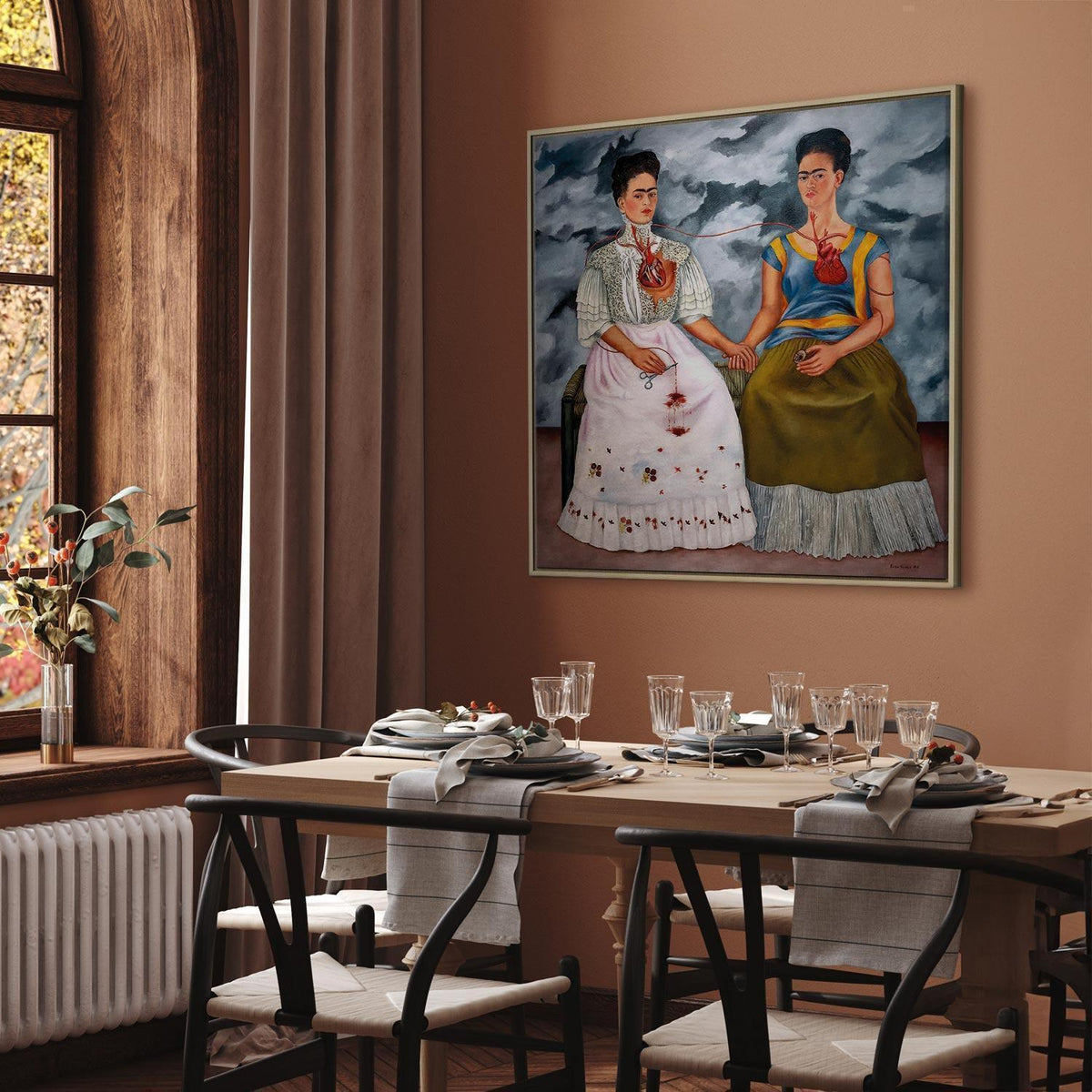 Leinwandbild - Frida Kahlo – The Two Fridas