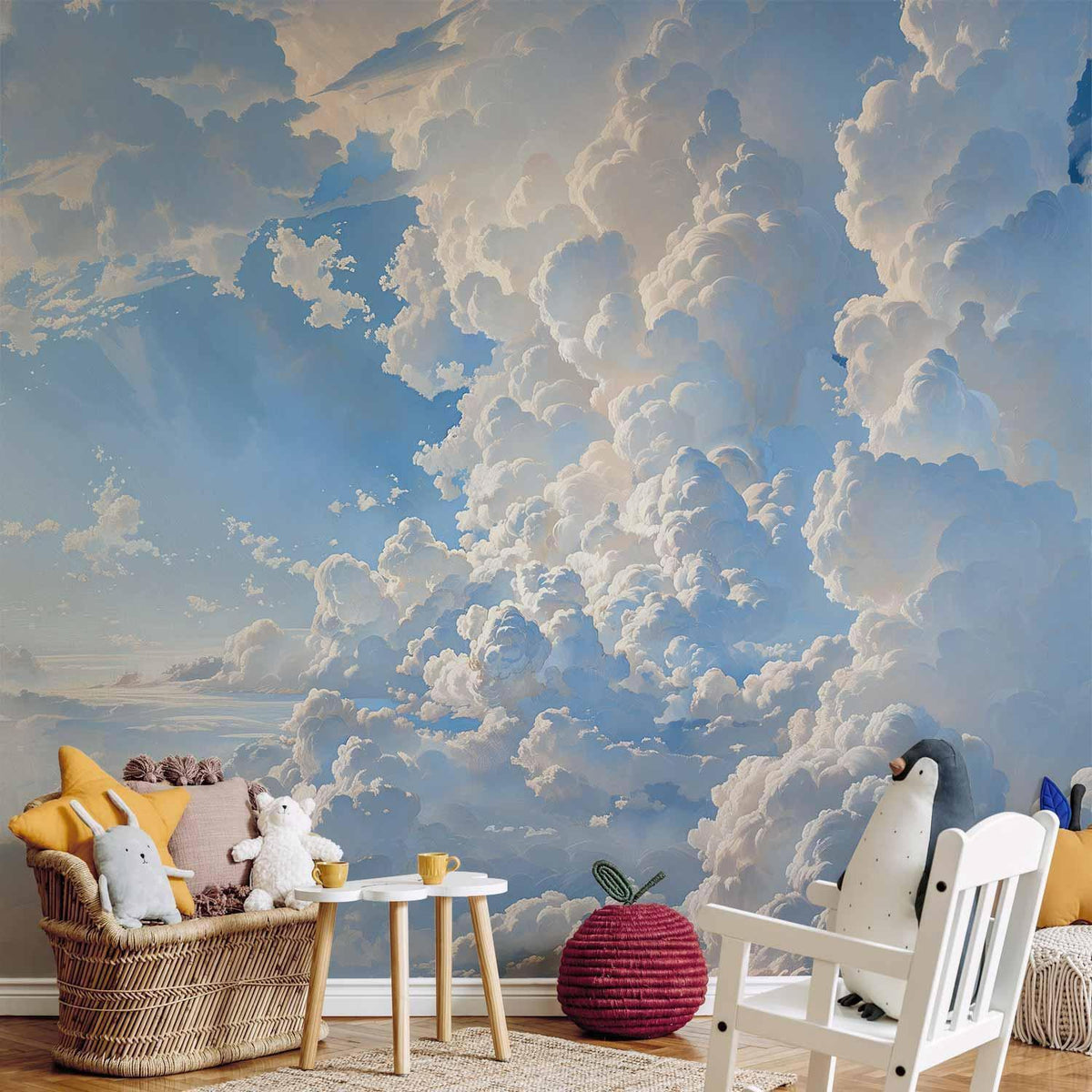Fototapete - The Sun Revealing the Secrets of the Clouds: Spectacular Images in the Sky