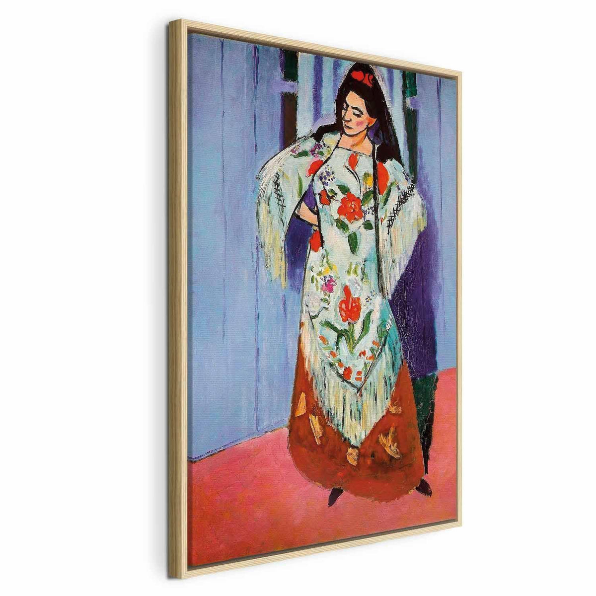 Leinwandbild - Henri Matisse – Madame Matisse with Manila Shawl