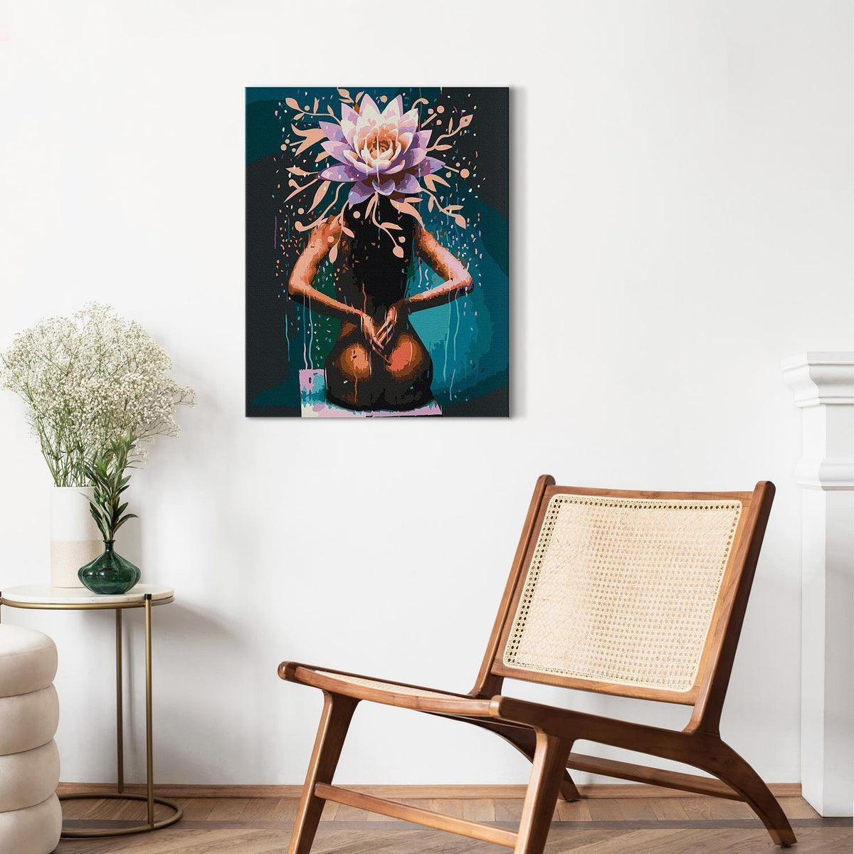 Malen nach Zahlen Set – Lotus Lady